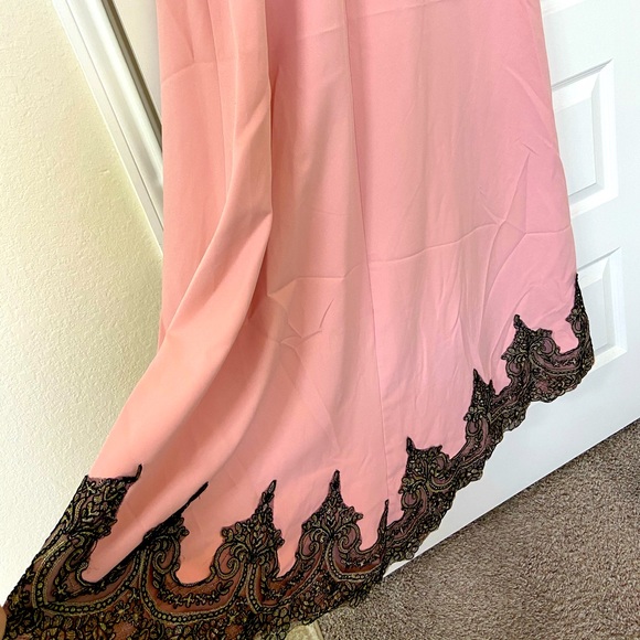 Prom Dress Long with Laced Long Sleeves size M - Picture 7 of 8